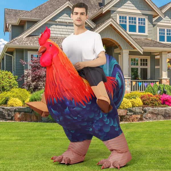 Funny Inflatable Rooster Costume
